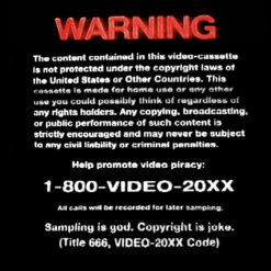 Marc Junker COPYRIGHT WARNING Apparel