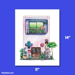 Pixel Eyebat Books & Prints 1989 Dot Matrix Lane