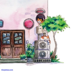 Pixel Eyebat Books & Prints 1989 Dot Matrix Lane