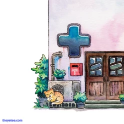 Pixel Eyebat Books & Prints 1989 Dot Matrix Lane