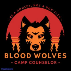 The Darkside Detective Apparel Blood Wolves