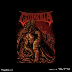 Godzilla Vs Kong Heavy Metal Godzilla Apparel