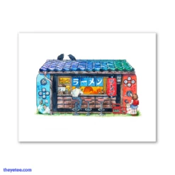Pixel Eyebat Joyfun Ramen Books & Prints