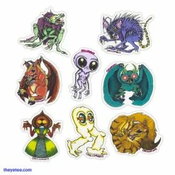 Chilluminati Cryptid Sticker Bundle