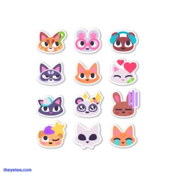 Subliminal Chibi Buds Stickers