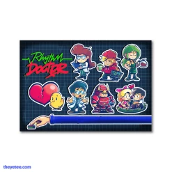Rhythm Doctor Stickers First Shift