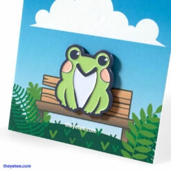 Here Comes Niko Friendly Frog Pins