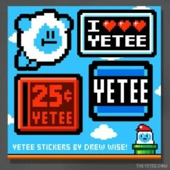 The Yetee Yetee Gear Super Yetee Land Stickers