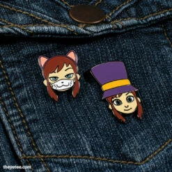 Hat In Time Nyakuza Pin Set