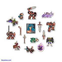 Tribute Games Stickers Panzer Paladin Sticker Pack