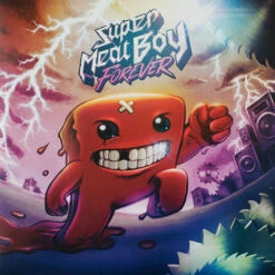 Ridiculon Super Meat Boy Forever Original Soundtrack (Pink And Red 2XLP) Music