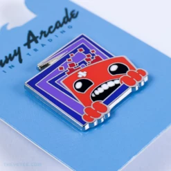 Meat Boy Warp Pin