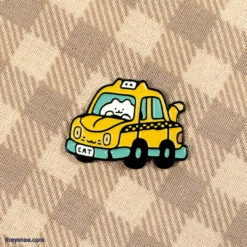 Paperbeatsscissors! Pins Taxi Pin