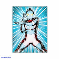 Ultraman ©TSUBURAYA PRODUCTIONS Books & Prints Ultra Beam Screenprint Poster