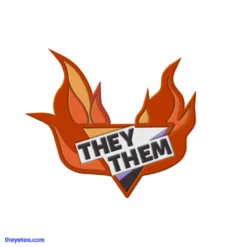 Goodbye Volcano High Accessories They/Them Patch